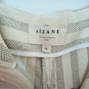 Sezane French high waist wide leg trouser, women’s 2.